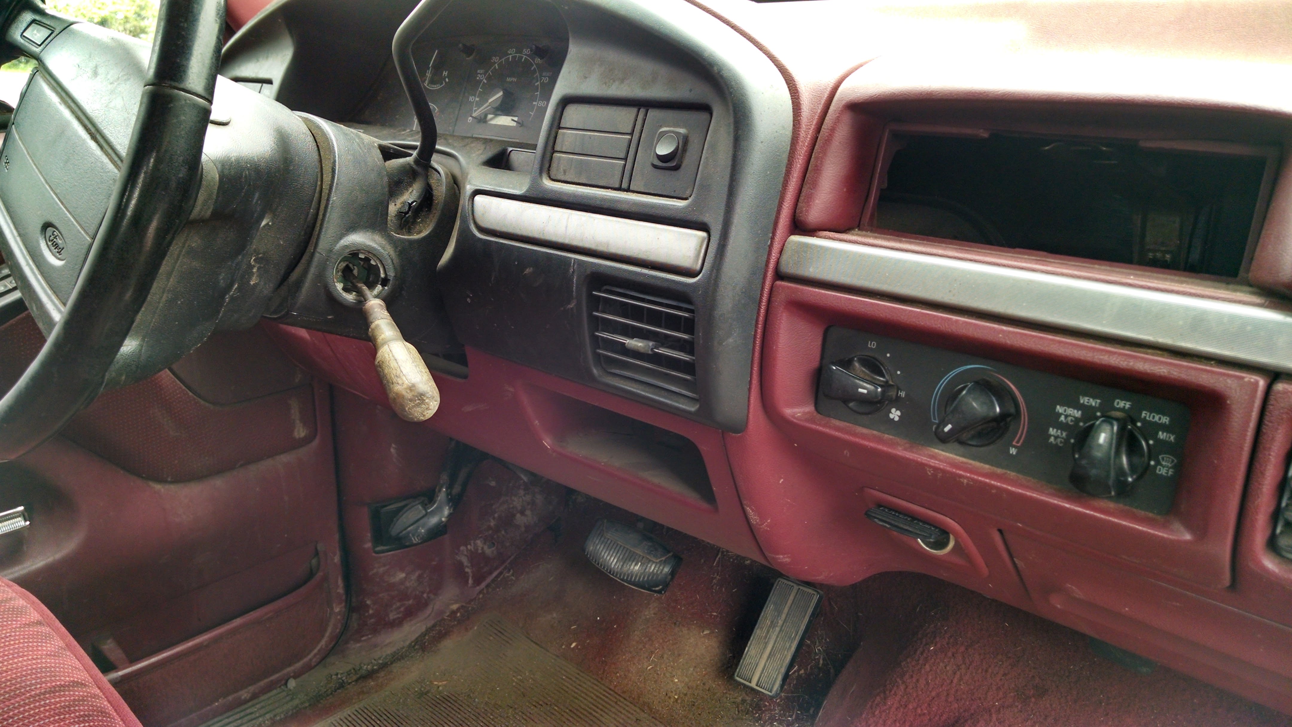 truck interior