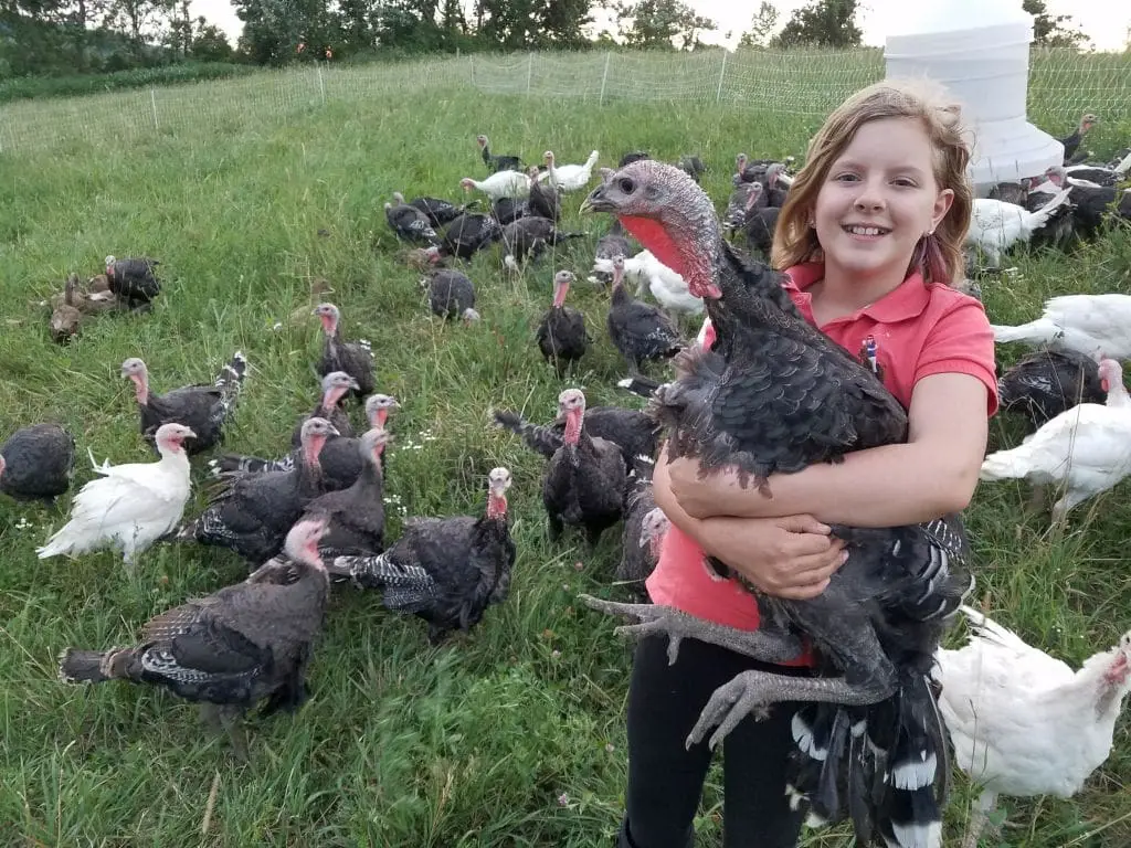 Allie with Turkey